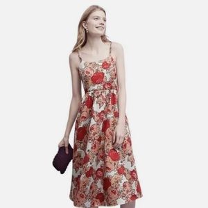 Rachel Antoff Anthropology tea length dress with pockets